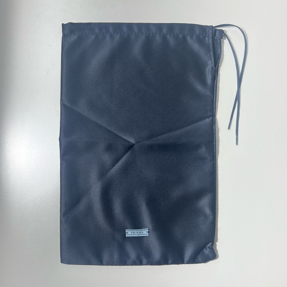 Prada Authentic Drawstring Silk Shoe Sneaker Handbag Purse Dustbag - Picture 2 of 4